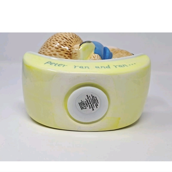 Gund Peter Rabbit Ceramic Rocking Bank - NIB - Picture 6 of 7